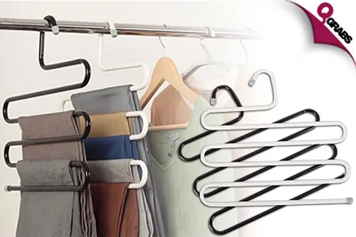 From QR29, Clean Those Closets with a Hanging Clothes Organizer - Choose from 2 Classic Colors! (Up to QR98 Value)